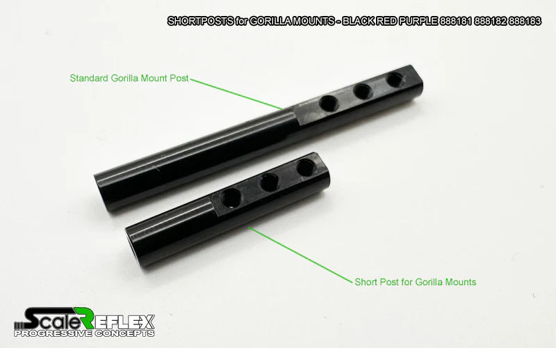 Scale Reflex Short Posts for Gorilla Mounts (2-Pack)