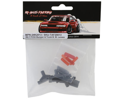 24K RC Technology RX-7 FCS3 BN Bumper & Trunk Turning Signal Light Buckets w/Lenses