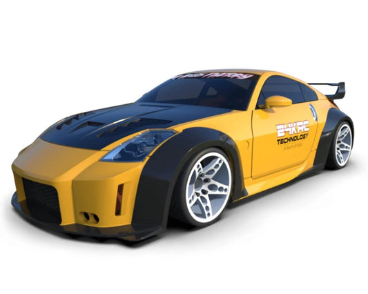 24K RC Technology 1/10 '09 Nissan 350Z Veilside Full Drift Body Set w/Cosmetic Mods (Clear) (257