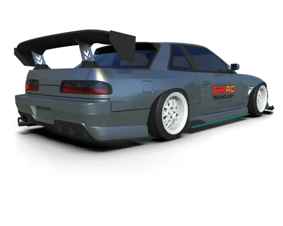 24K RC Technology 1/10 Nissan Spirit Rei Silvia S13 Drift Body (Clear) (257mm Wheelbase)