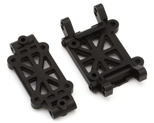 Topline Reve D RDX Front Upper & Lower Suspension Mount Set (Black)