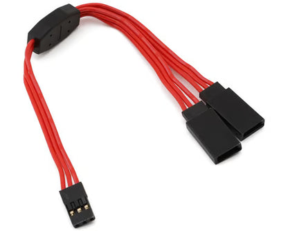 Yeah Racing 60-Core Y-Harness High Current Servo Extension Lead () (JR/Futaba Plug) (150mm