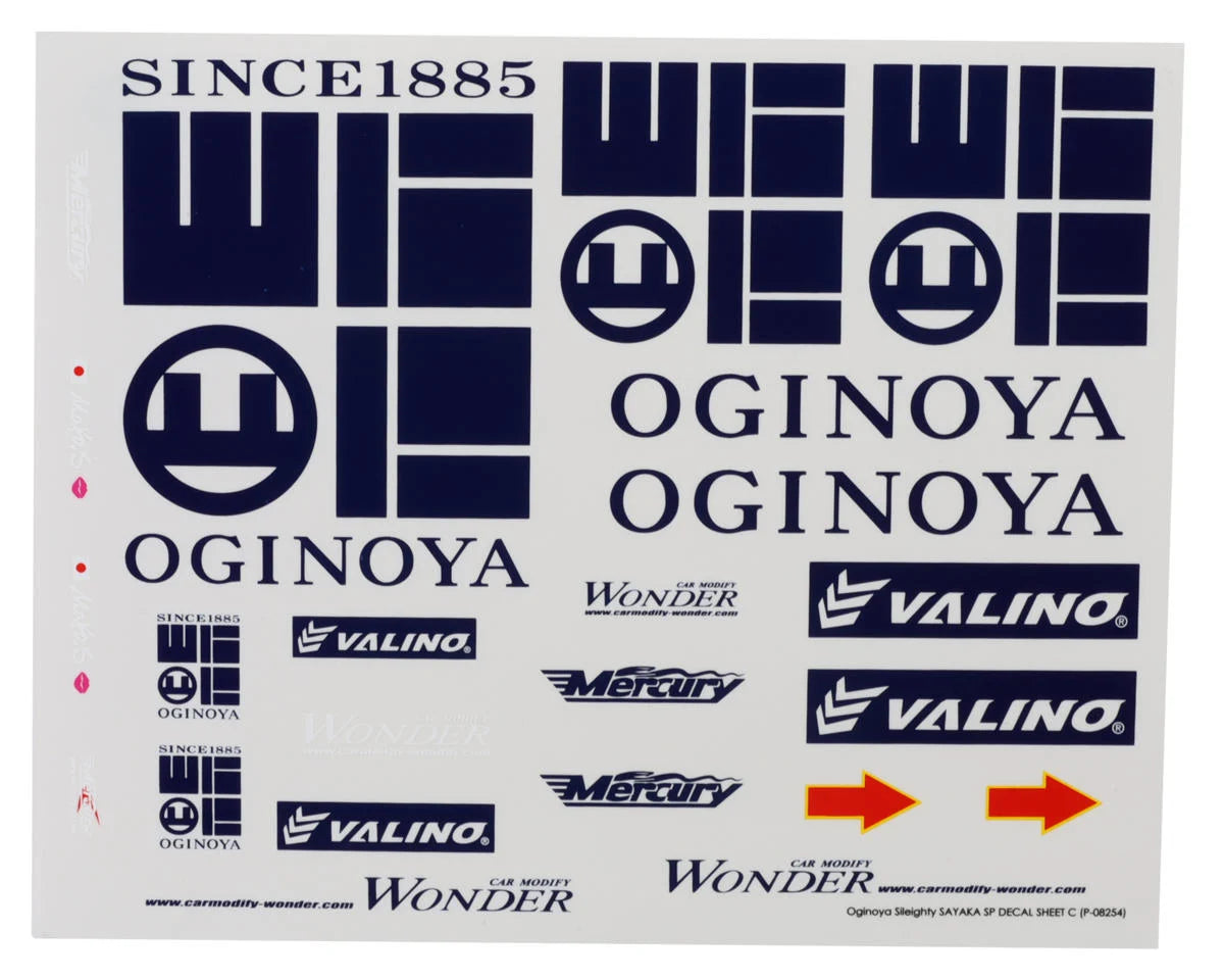 Yokomo Oginoya Sayaka Special 180SX 1/10 Drift Body Set (Clear)