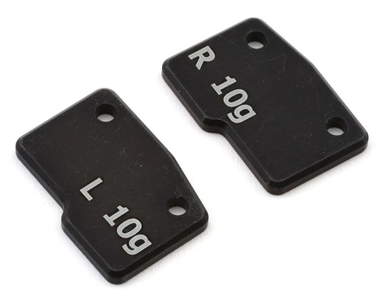 Yokomo RD2.0/SD2.0 Rear "H" Arm Brass Weights (10g) (2) (YOKY2-008RW10)