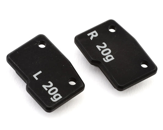 Yokomo RD2.0/SD2.0 Rear "H" Arm Brass Weights (20g) (2) (YOKY2-008RW20)