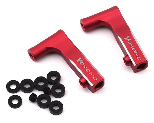 Yokomo YD-2 Aluminum Front Upper L Arm Kit (Red) (YOKY2-R08FUIA)