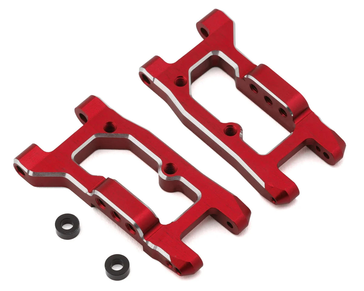 Yokomo RD2.0/SD2.0 Aluminum Short Rear Weight H Suspension Arms (Red) (2) (YOKY2-R08RAW)
