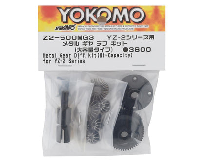Yokomo YZ-2 Metal Gear Differential Kit (High Capacity) (YOKZ2-500MG3A)