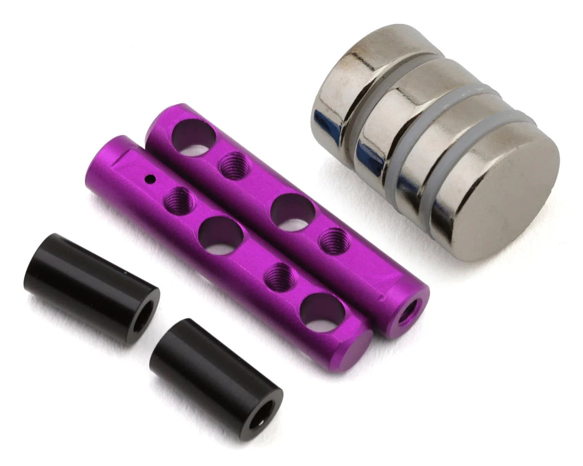 Yokomo Rear Magnetic Body Mount (Purple) (YOKZS-016MGRP)